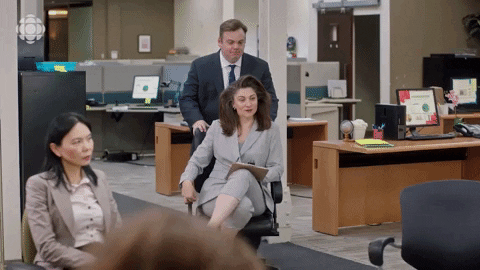 Baroness Von Sketch Office GIF
