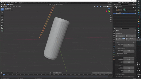 Object absorbs cloth simulated object : r/blenderhelp