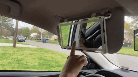 car visor vanity mirror