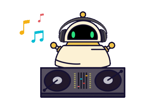 Robot making a song