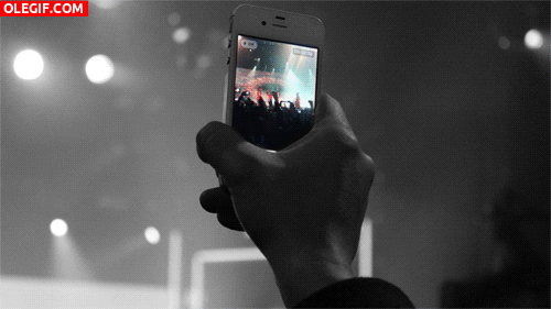 Smartphone Concierto GIF - Find & Share on GIPHY