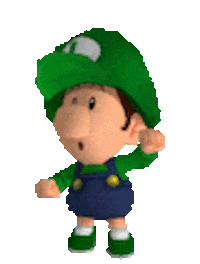 Luigi Sticker for iOS & Android | GIPHY
