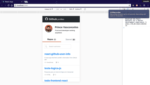 GitHub - princevasconcelos/react-github-user-info: react, boostrap4 ...