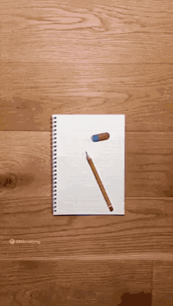 Zoom in pencil in wow gifs