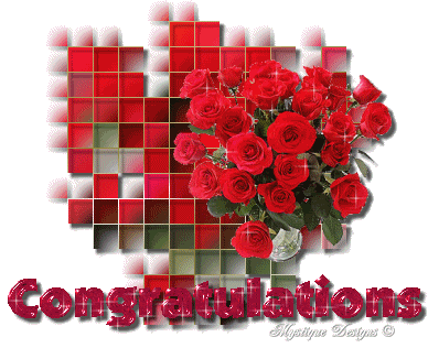 Image result for red roses congratulations gifs