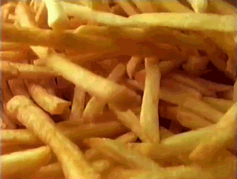 potato french fries 90s happy food