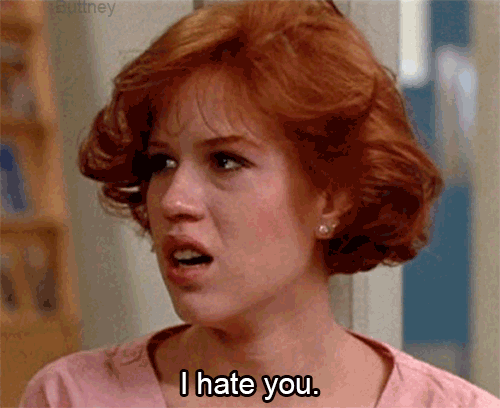 Molly Ringwald Hate GIF - Find & Share on GIPHY