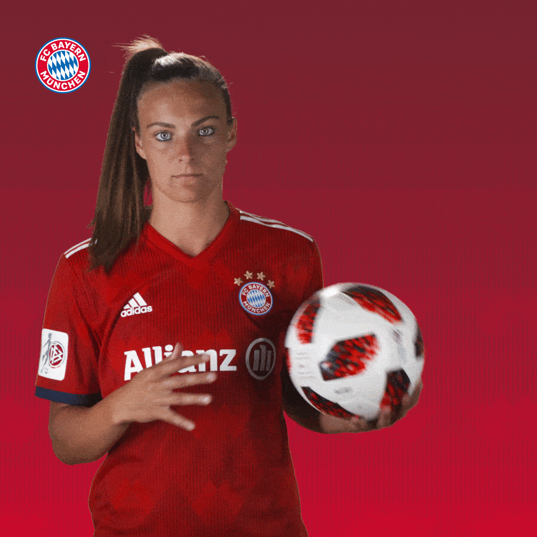 Happy Champions League Gif By Fc Bayern Women - Find & Share On Giphy