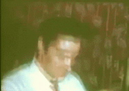 Bdelý Elvis ešte s reálnym jedlom.