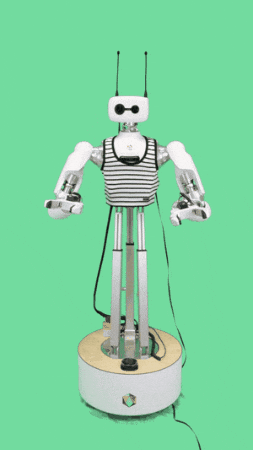 Robot thinking GIF
