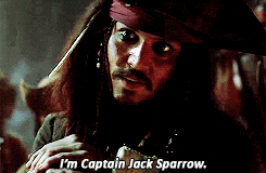captain jack sparrow running gif