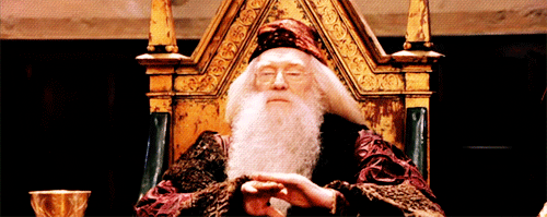 harry potter clapping hogwarts dumbledore