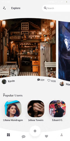 Social App Animation