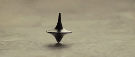 Image result for inception gif spinning top
