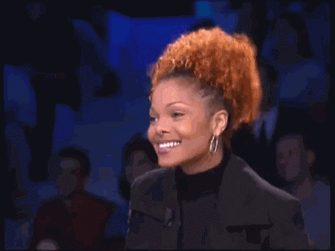 Happy Janet Jackson GIF - Find & Share on GIPHY