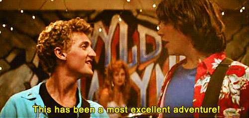 Bill And Teds Excellent Adventure Two Boys Talking GIF - Find & Share ...