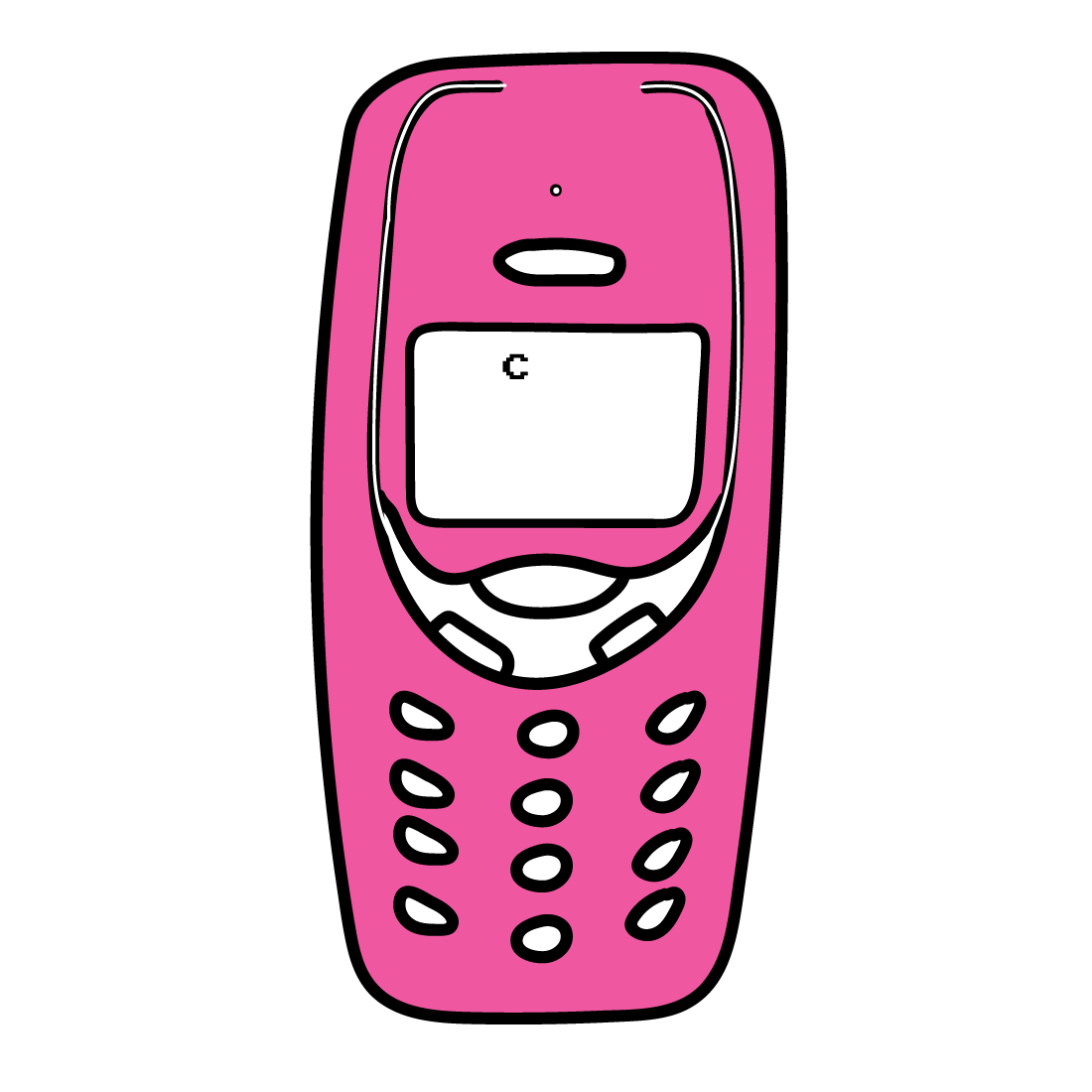 90S Cell Phone Sticker for iOS & Android | GIPHY