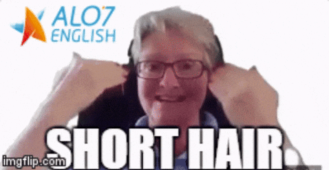 Hair Total Physical Response GIF by ALO7.com