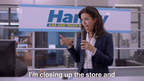 Crushin It Go Home GIF by Kim's Convenience
