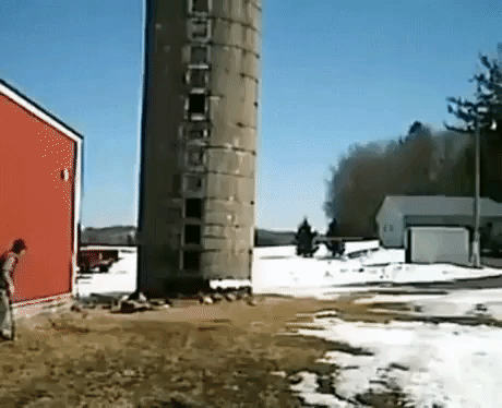 Satisfying collapse in random gifs