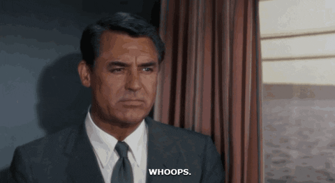 Cary Grant Oops GIF - Find & Share on GIPHY