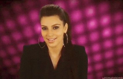 Kim Kardashian Smile GIF - Find & Share on GIPHY
