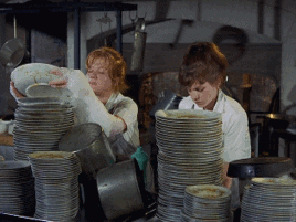 dishes washing dishes rosalind russell hayley mills the trouble with angels