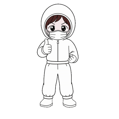 세미 스티커 엄지척