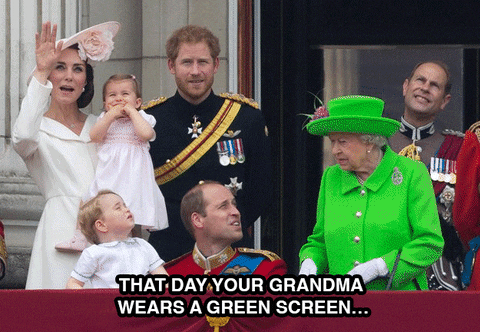 queen style green screen lime
