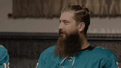 Brent Burns Laugh GIF by San Jose Sharks - Find & Share on GIPHY