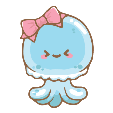 Kawaiislimecompany Wink Sticker by Smol Bucket