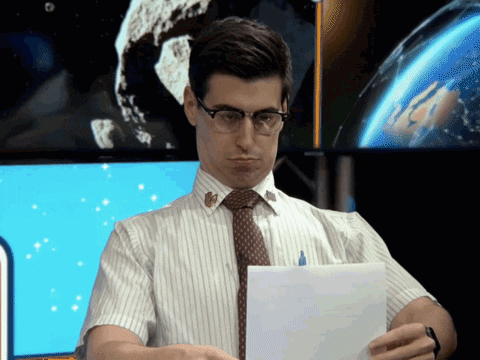 Person checking his papers

Rt18 Look Busy GIF By Rooster Teeth
https://media.giphy.com/media/AHEhjfuvJsDHjQp9nA/giphy-downsized-large.gif