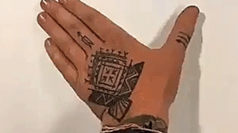 Palm Painting GIFs
