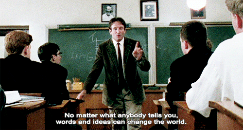 Resultado de imagem para dead poets society gif