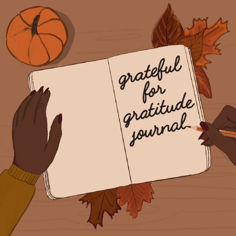 Grateful for gratitude journals gif