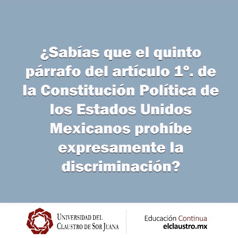 La discriminación es un fenómeno cultural que podemos evitar