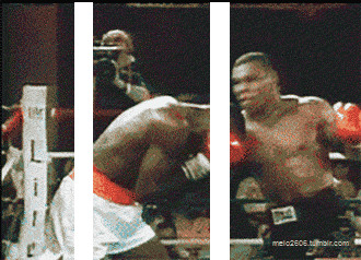 Animated GIF of Mike Tyson's lethal uppercut