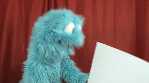 Gif of a puppet saying "The lie detector determined that was a lie" -- phrases students say