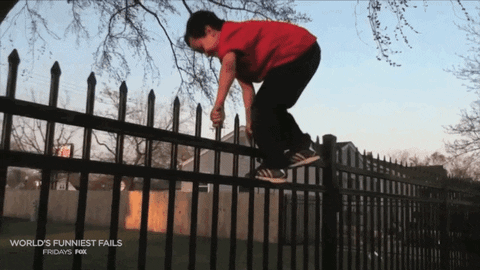 On The Fence World'S Funniest Fails GIF by World’s Funniest - Find ...