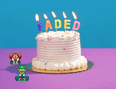 Faded Happy Birthday GIF by Birthday Bot