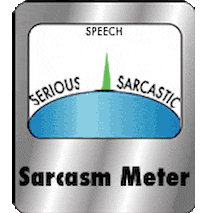 Image result for sarcasm meter gif