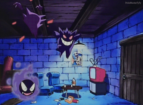 anime pokemon gengar ghastly