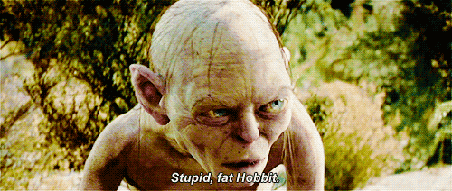 sneaking lord of the rings gollum gif