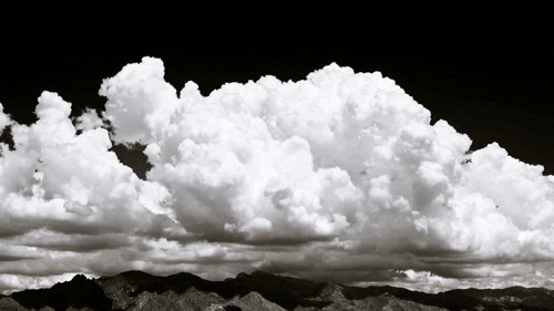 Mostly Cloudy Black And White GIF - Find & Share on GIPHY