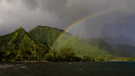 Image result for gif rainbow landscapes gif