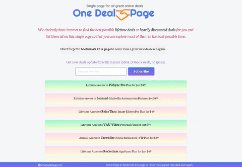 OneDealPage