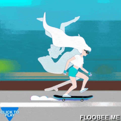 The skater girl in gifgame gifs