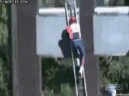 Image result for climbing the social ladder gif