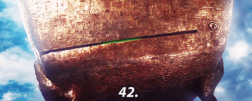 Hitchhiker's Guide to the Galaxy Gif - the meaning of life is 42