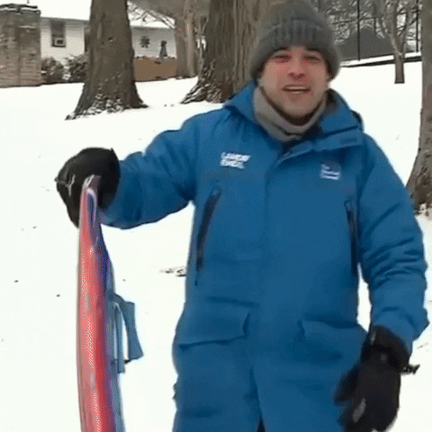 Snow Sledding GIF by The Weather Channel - Find & Share on GIPHY